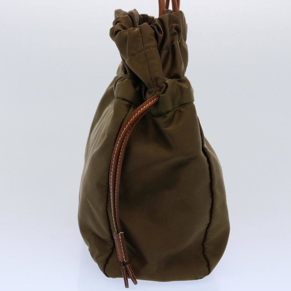 PRADA Shoulder Bag Nylon Khaki Auth bs10307 - Picture 3 of 16